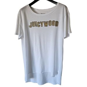Vintage Y2K Juicy Couture Juicywood t-shirt Paris Hilton M-L
